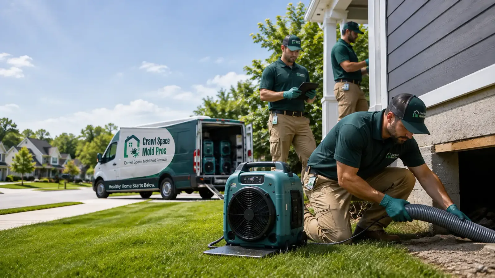 Crawl Space Mold Removal in Waukee, IA